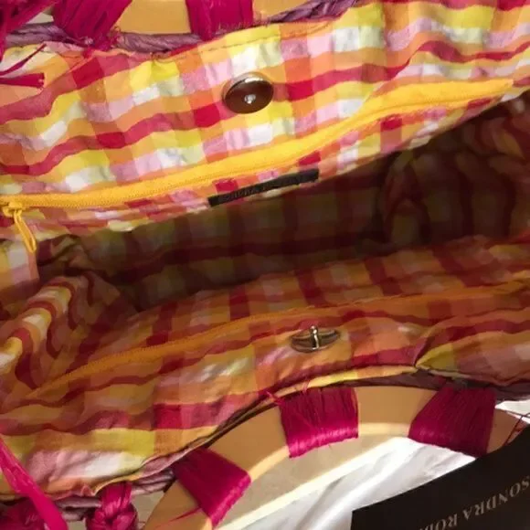 Sondra ROBERTS bag hand made‎ - Picture 7 of 8